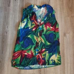 Units tropical/Hawaiian tank top size medium